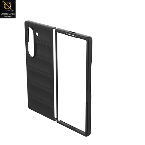 Samsung Galaxy Z Fold 6 5G Cover - Gray - New Flexible TPU Mobile Phone Back Cover Scratch Proof Phone Protective Case