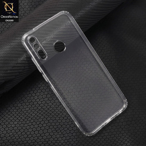 Huawei Y9 Prime 2019 Cover - Transparent -  Soft 4D Design Shockproof Silicone Transparent Clear Camera Protection Case