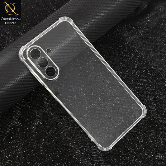 Samsung Galaxy A26 Cover - Transparent - Soft 4D Design Shockproof Silicone Transparent Clear Camera Protection Case