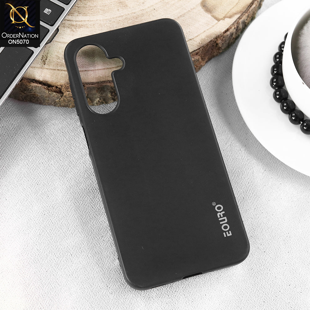 Samsung Galaxy A56 Cover - Black - New Liquid Silicone Soft TPU Case With Camera Protection