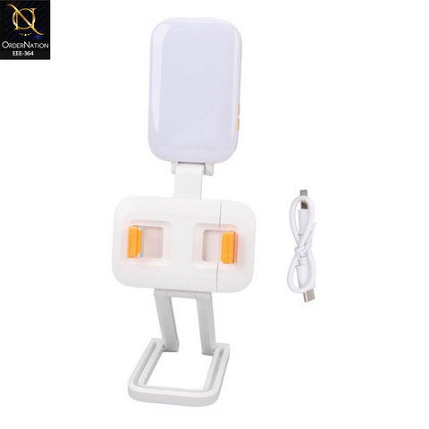 LED Live Streaming Light D2, Adjustable USB Ring Fill Light for Video Calls, Streaming & Content Creation