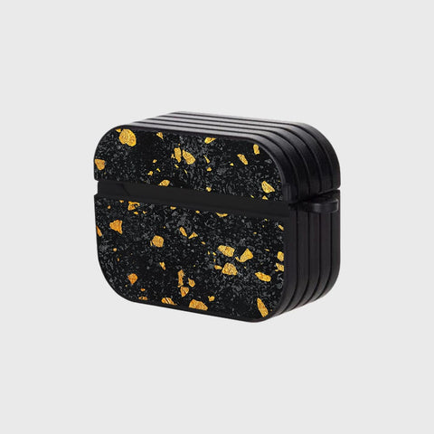 Apple Airpods Pro 2 ( 2nd Gen ) Cover - Black Marble Series - Silicon Airpods Case