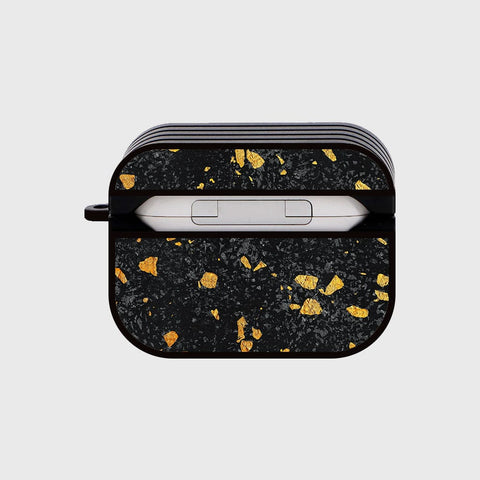 Apple Airpods Pro 2 ( 2nd Gen ) Cover - Black Marble Series - Silicon Airpods Case