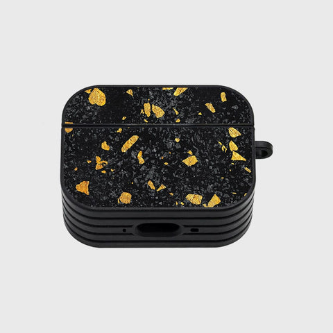 Apple Airpods Pro 2 ( 2nd Gen ) Cover - Black Marble Series - Silicon Airpods Case