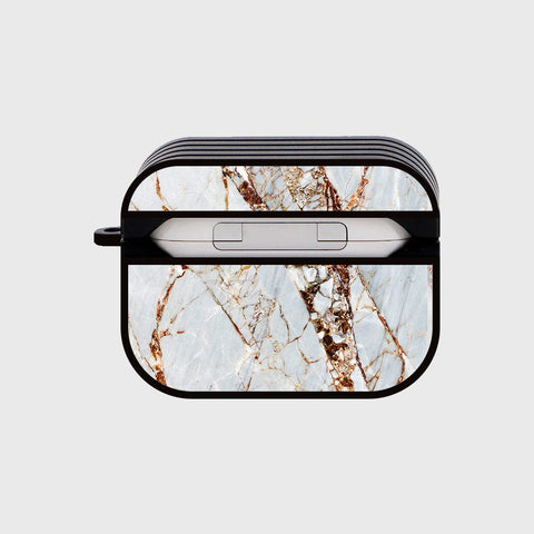 Apple Airpods Pro 2 ( 2nd Gen ) Cover - White Marble Series - Silicon Airpods Case