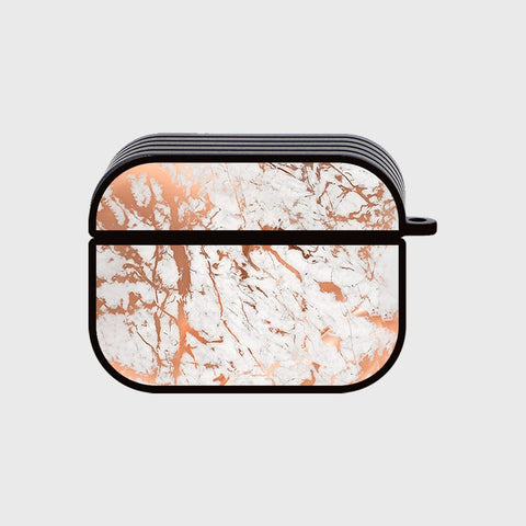 Apple Airpods Pro 2 ( 2nd Gen ) Cover - White Marble Series 2 - Silicon Airpods Case