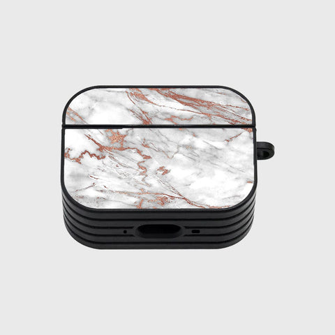 Apple Airpods Pro 2 ( 2nd Gen ) Cover - White Marble Series 2 - Silicon Airpods Case