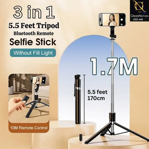 R1S Wireless Bluetooth Selfie Stick for Smartphones