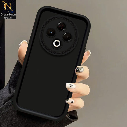 Tecno Spark 30 4G Cover - Black - Soft Silicone Case With Round Bumper Matte TPU Shockproof Cover