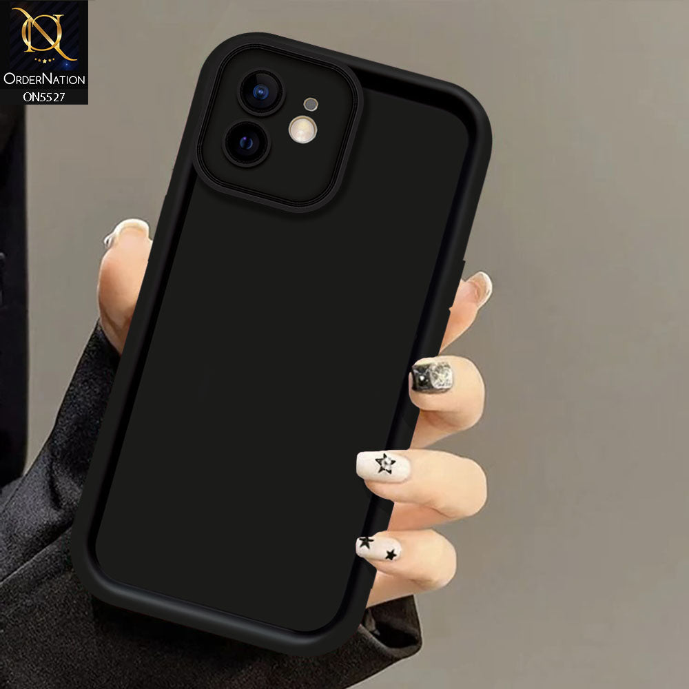 iPhone 11 Cover - Black - Soft Silicone Case With Round Bumper Matte TPU Shockproof Cover