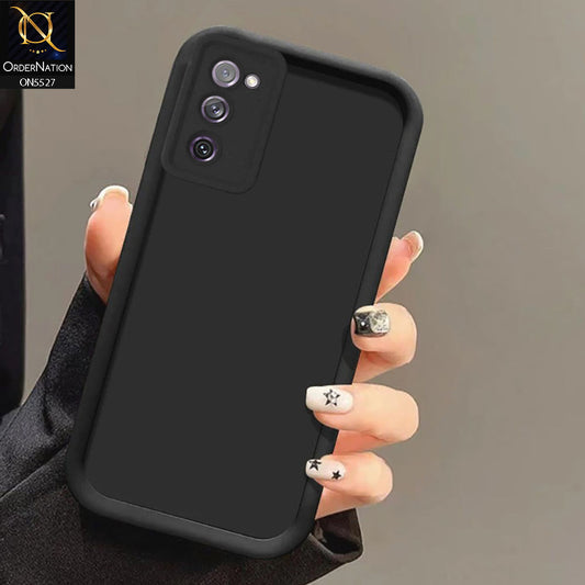 Samsung Galaxy S20 FE Cover - Black - Soft Silicone Case With Round Bumper Matte TPU Shockproof Cover