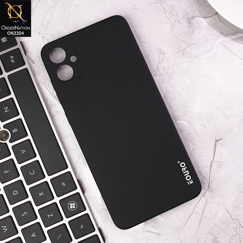 Samsung Galaxy A05 Cover - Black - EOURO Shock Resistant Soft Silicone Camera Protection Case