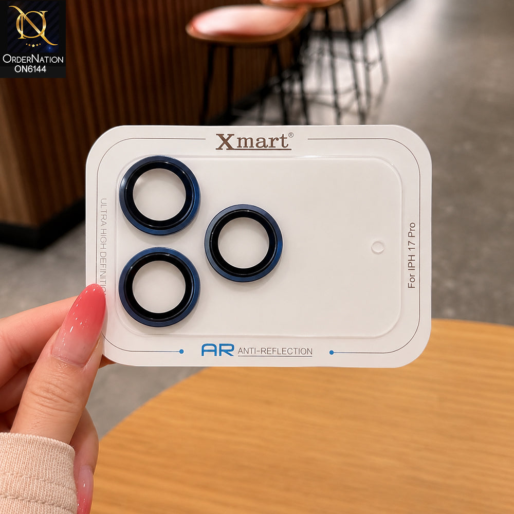 iPhone 17 Pro Camera Protector Lens  - Blue - Xmart AR Anti-Reflection Camera Lens Protector