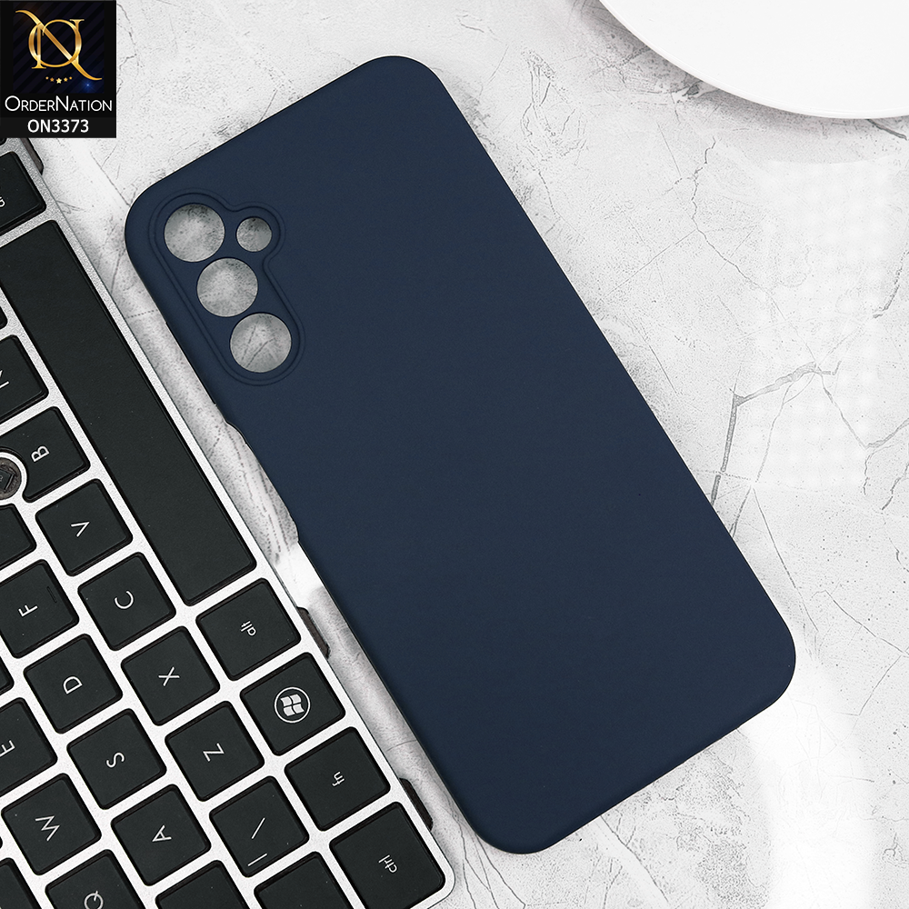 Samsung Galaxy A14 5G Cover - Midnight Blue -  Soft Shockproof Sillica Gel Camera Protection Case