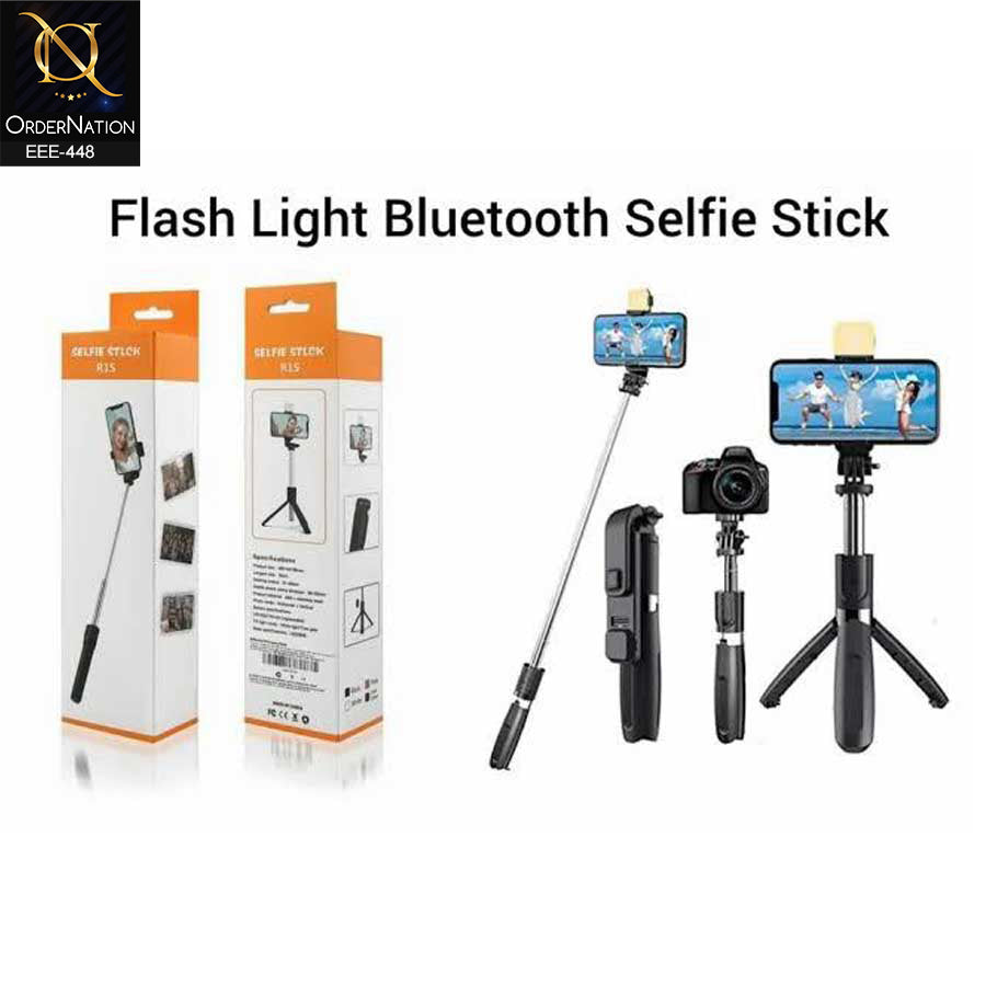 R1S Wireless Bluetooth Selfie Stick for Smartphones