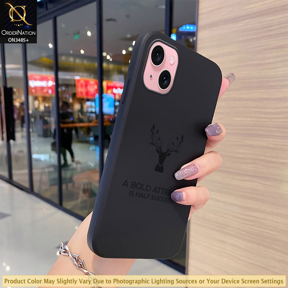 iPhone 15 Cover - ONation Bold Series - HQ Liquid Silicone Elegant Colors Camera Protection Soft Case (Fast Delivery)