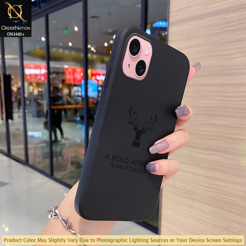 iPhone 15 Cover - ONation Bold Series - HQ Liquid Silicone Elegant Colors Camera Protection Soft Case (Fast Delivery)
