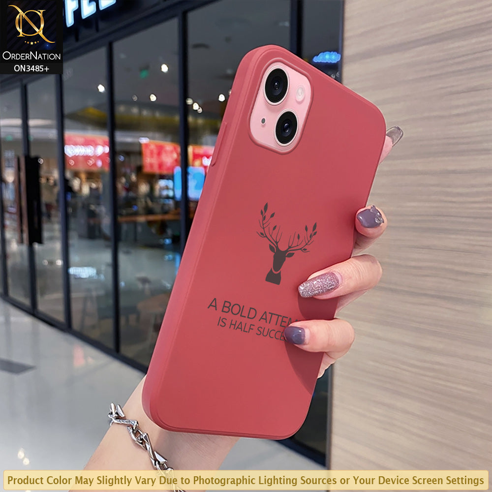 iPhone 15 Plus Cover - ONation Bold Series - HQ Liquid Silicone Elegant Colors Camera Protection Soft Case (Fast Delivery)