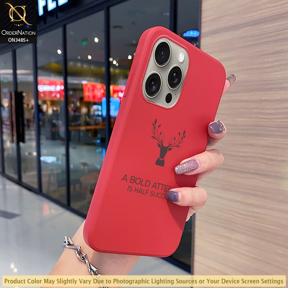 iPhone 15 Pro Cover - ONation Bold Series - HQ Liquid Silicone Elegant Colors Camera Protection Soft Case (Fast Delivery)