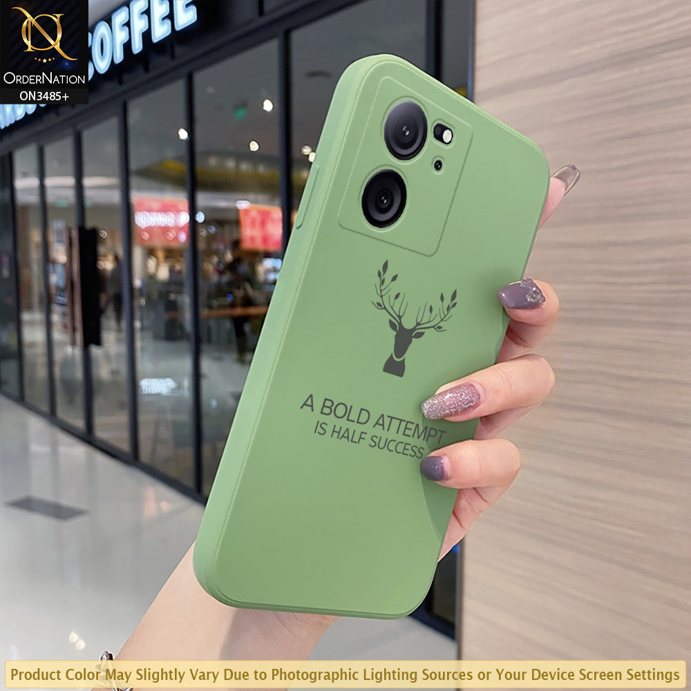 Xiaomi 13T Cover - ONation Bold Series - HQ Liquid Silicone Elegant Colors Camera Protection Soft Case
