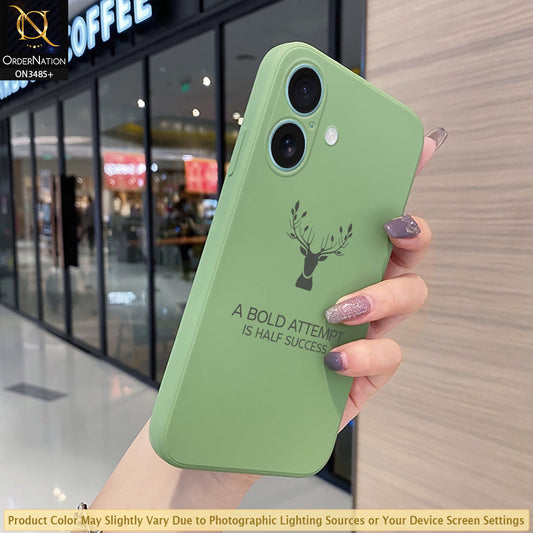 iPhone 16 Plus Cover - ONation Bold Series - HQ Liquid Silicone Elegant Colors Camera Protection Soft Case (Fast Delivery)