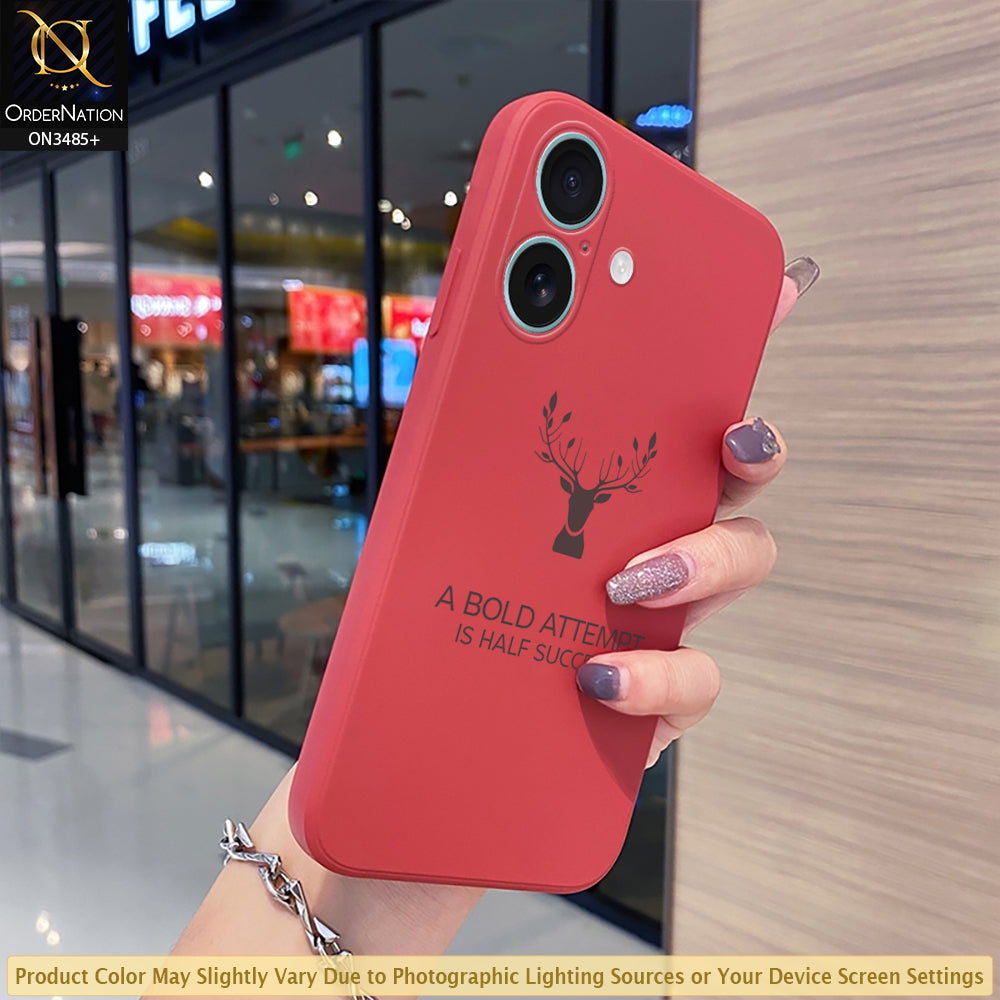 iPhone 17 Cover - ONation Bold Series - HQ Liquid Silicone Elegant Colors Camera Protection Soft Case