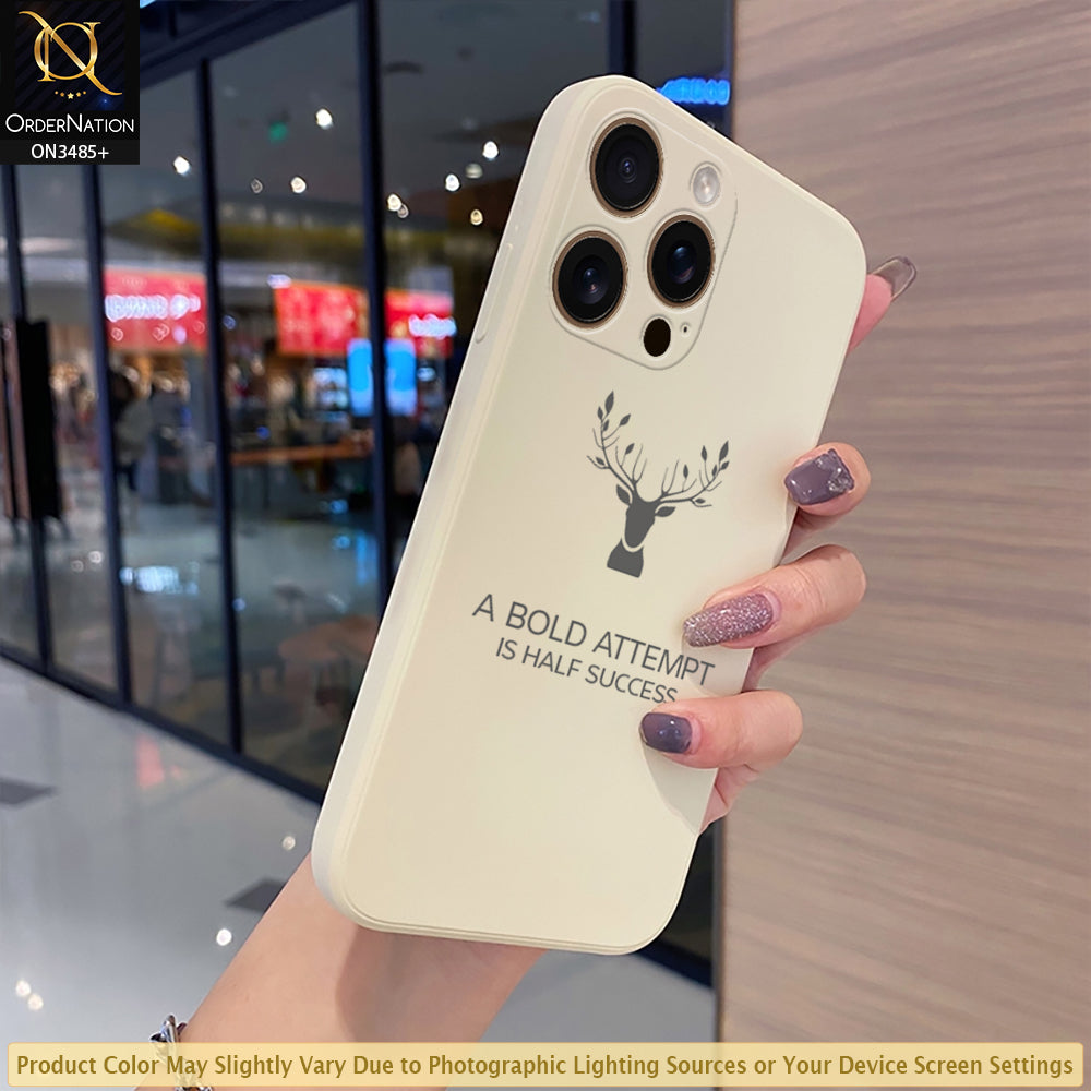 iPhone 16 Pro Max Cover - ONation Bold Series - HQ Liquid Silicone Elegant Colors Camera Protection Soft Case (Fast Delivery)(M)