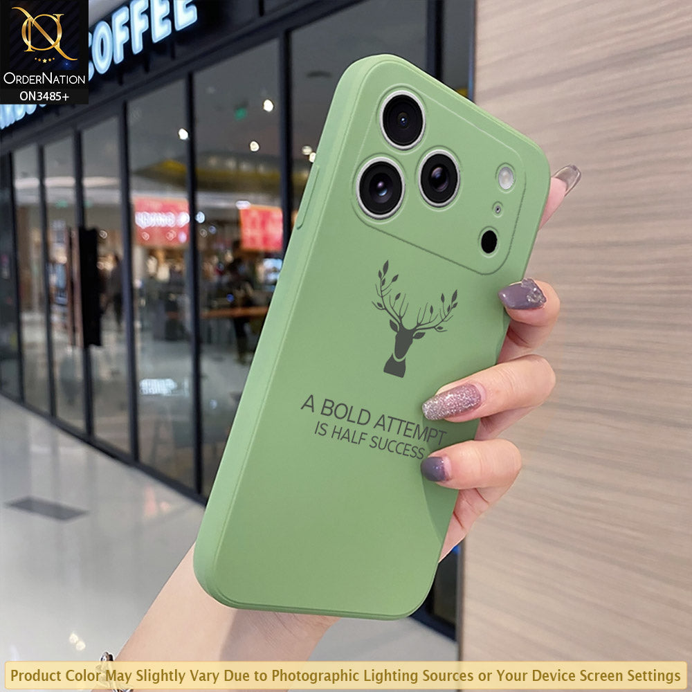 iPhone 17 Pro Max Cover - ONation Bold Series - HQ Liquid Silicone Elegant Colors Camera Protection Soft Case