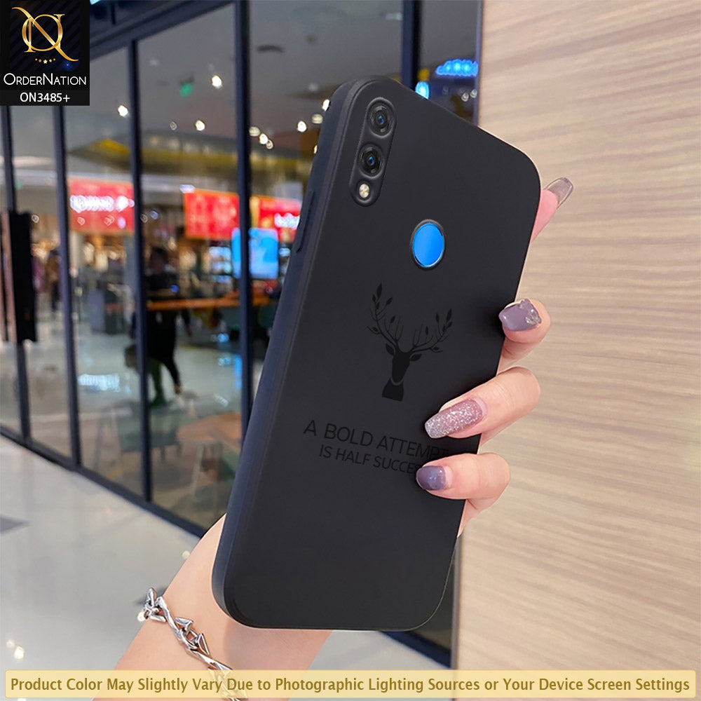 Huawei P Smart Plus Cover - ONation Bold Series - HQ Liquid Silicone Elegant Colors Camera Protection Soft Case