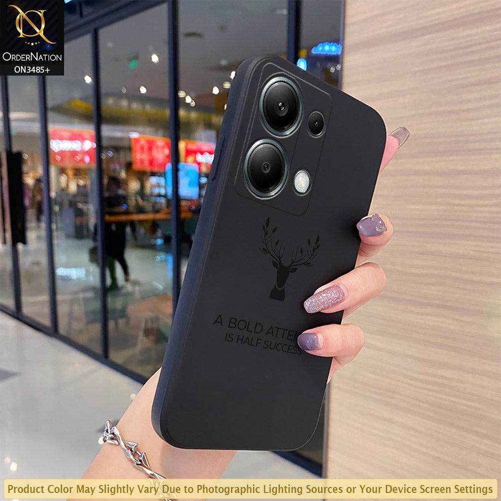 Xiaomi Redmi Note 13 Pro 4G Cover - ONation Bold Series - HQ Liquid Silicone Elegant Colors Camera Protection Soft Case