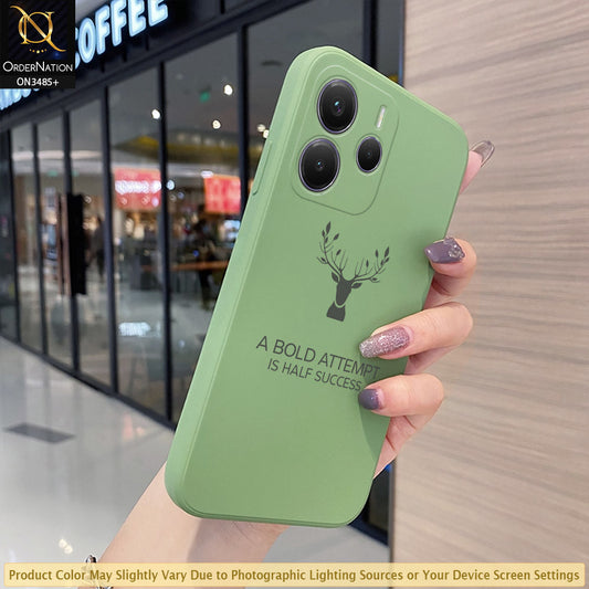 Xiaomi Redmi Note 14 4G Cover - ONation Bold Series - HQ Liquid Silicone Elegant Colors Camera Protection Soft Case (Fast Delivery)(W)
