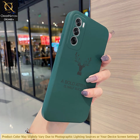 Oppo Reno 12 Cover - ONation Bold Series - HQ Liquid Silicone Elegant Colors Camera Protection Soft Case