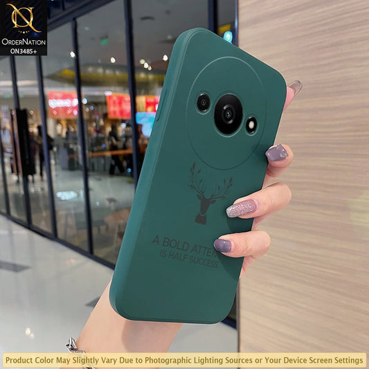 Xiaomi Redmi A3 Cover - ONation Bold Series - HQ Liquid Silicone Elegant Colors Camera Protection Soft Case (Fast Delivery)(U)