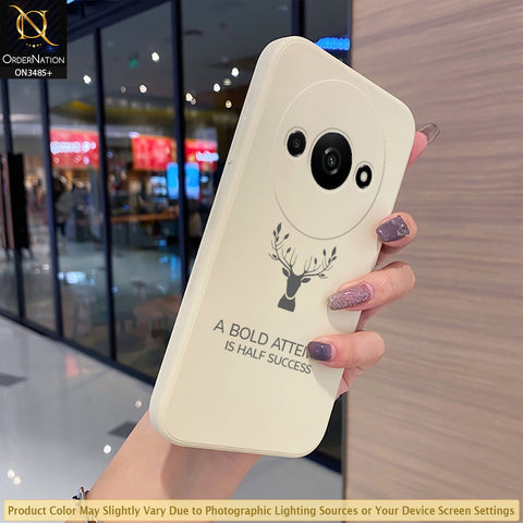 Xiaomi Redmi A3x Cover - ONation Bold Series - HQ Liquid Silicone Elegant Colors Camera Protection Soft Case
