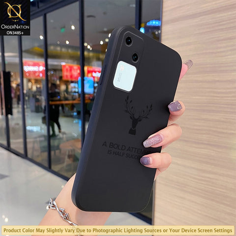 Vivo S18 Cover - ONation Bold Series - HQ Liquid Silicone Elegant Colors Camera Protection Soft Case