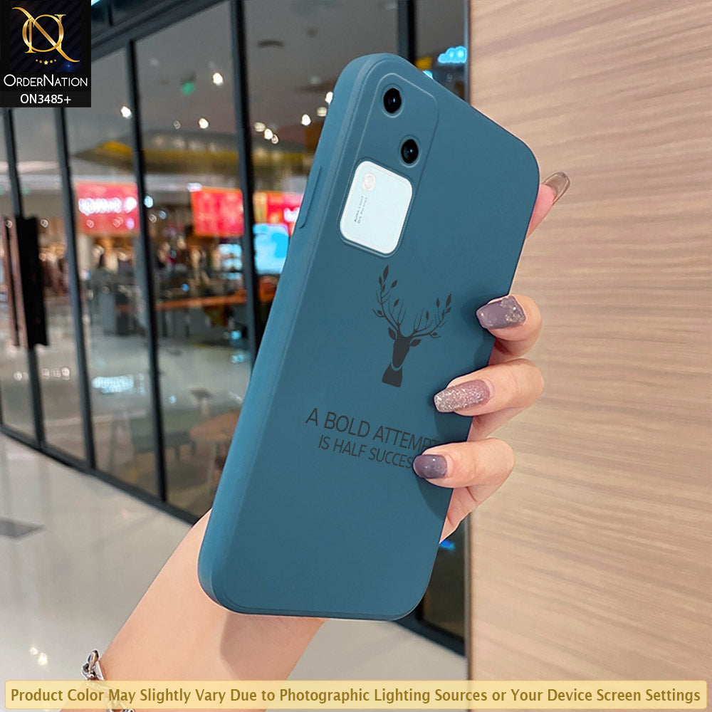 Vivo V30 Cover - ONation Bold Series - HQ Liquid Silicone Elegant Colors Camera Protection Soft Case (Fast Delivery) (H)