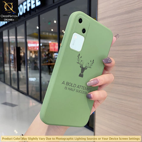 Vivo S18 Cover - ONation Bold Series - HQ Liquid Silicone Elegant Colors Camera Protection Soft Case