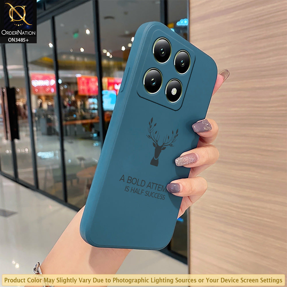 Xiaomi 14T Pro Cover - ONation Bold Series - HQ Liquid Silicone Elegant Colors Camera Protection Soft Case