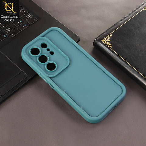 Tecno Camon 50 4G Cover - Dark Green - Soft Silicone Case With Round Bumper Matte TPU Shockproof Cover