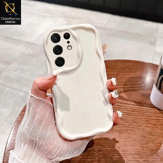 Tecno Camon 50 Pro 4G Cover - White - Premium Glossy Wavy Edge Protective Phone Case