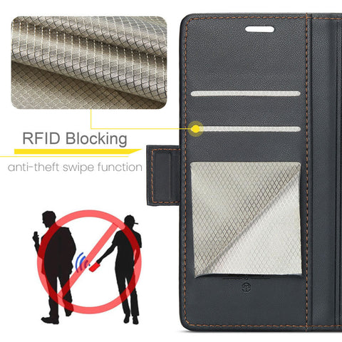 Samsung Galaxy Z Fold 7 Cover - Brown -  CaseMe Premium High Quality Wallet Magnetic Suede Leather Case
