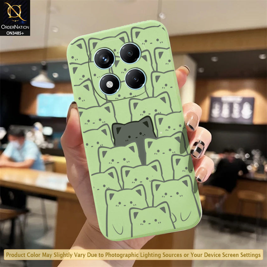 Xiaomi Redmi Note 14 Pro 4G Cover - ONation Be Different Series - HQ Liquid Silicone Elegant Colors Camera Protection Soft Case