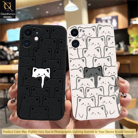 Oppo A76 Cover - Black - ONation Be Different Series - HQ Liquid Silicone Elegant Colors Camera Protection Soft Case ( Fast Delivery )