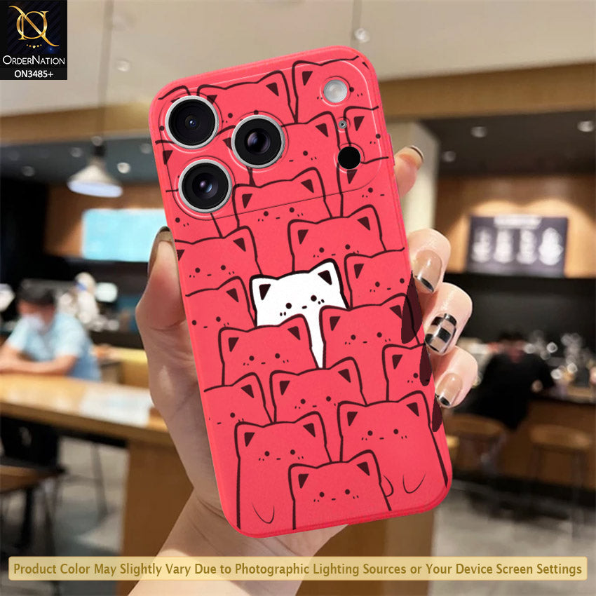iPhone 17 Pro Cover - ONation Be Different Series - HQ Liquid Silicone Elegant Colors Camera Protection Soft Case