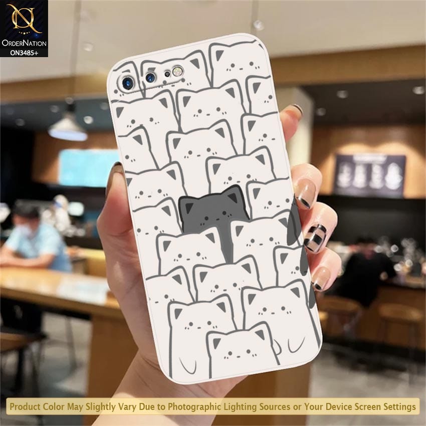 iPhone 8 Plus / 7 Plus Cover - ONation Be Different Series - HQ Liquid Silicone Elegant Colors Camera Protection Soft Case (Fast Delivery) (H)