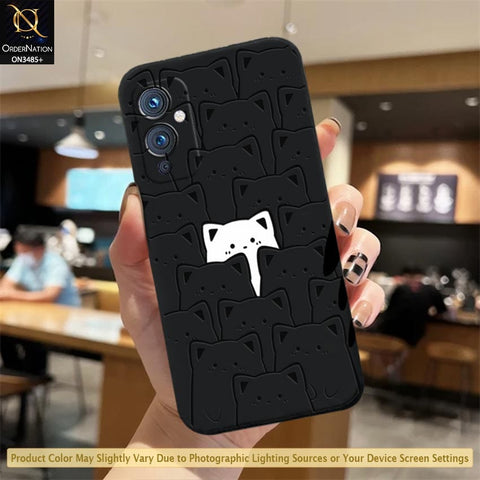 OnePlus 9 Cover - Black - ONation Be Different Series - HQ Liquid Silicone Elegant Colors Camera Protection Soft Case (  Fast Delivery )