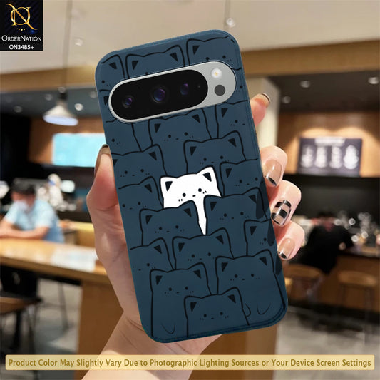 Google Pixel 9 Pro XL Cover - ONation Be Different Series - HQ Liquid Silicone Elegant Colors Camera Protection Soft Case (Fast Delievery)