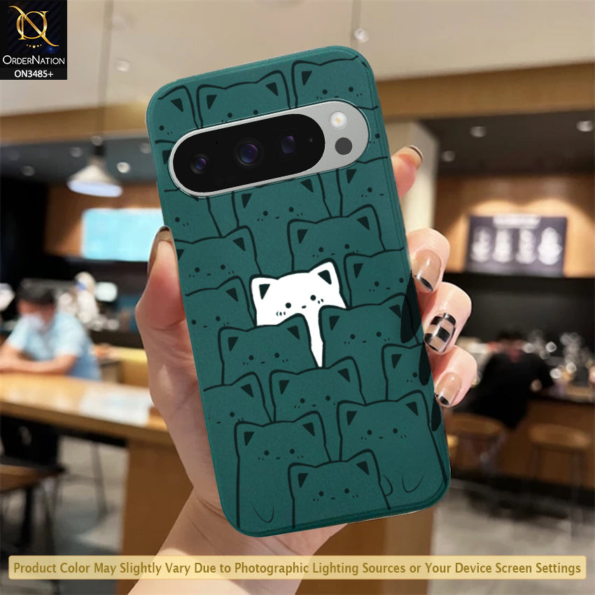 Google Pixel 9 Pro Cover - ONation Be Different Series - HQ Liquid Silicone Elegant Colors Camera Protection Soft Case