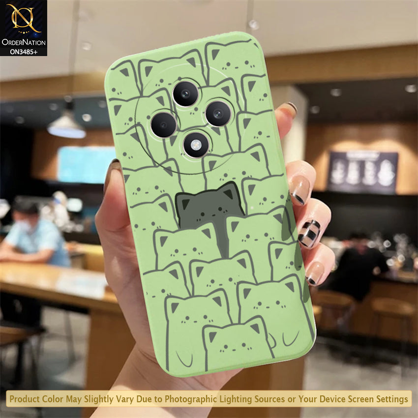 Oppo Reno 12F 4G Cover - ONation Be Different Series - HQ Liquid Silicone Elegant Colors Camera Protection Soft Case