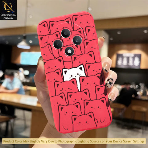 Oppo Reno 12F 4G Cover - ONation Be Different Series - HQ Liquid Silicone Elegant Colors Camera Protection Soft Case